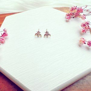 New Mini Bee Stud Earrings | 14k Gold-Filled